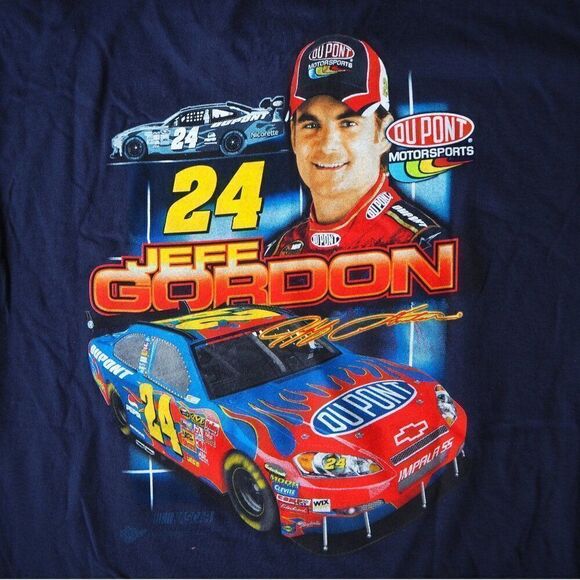 Winner's Circle 2008 Jeff Gordon #24 NASCAR Racing T-Shirt Men's L - Picture 6 of 8